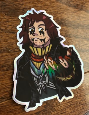 Image of FFXV Holo Sticker - Scourge Ardyn