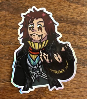 Image of FFXV Holo Sticker - Scourge Ardyn