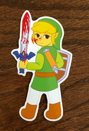 Image of Legend of Zelda Stickers - Little Murder Boy and the Sexiest Lynel