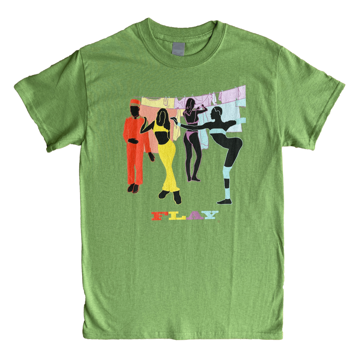 Image of Soft GREEN MONOPOLY CASUAL TEE