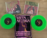 Image 4 of ARTEAGA / WICCA "SPELL IT WICKED FOR SATAN" #ISR & DHU NEON GREEN VINYL EDITION