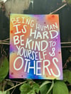 BEING HUMAN Art Print