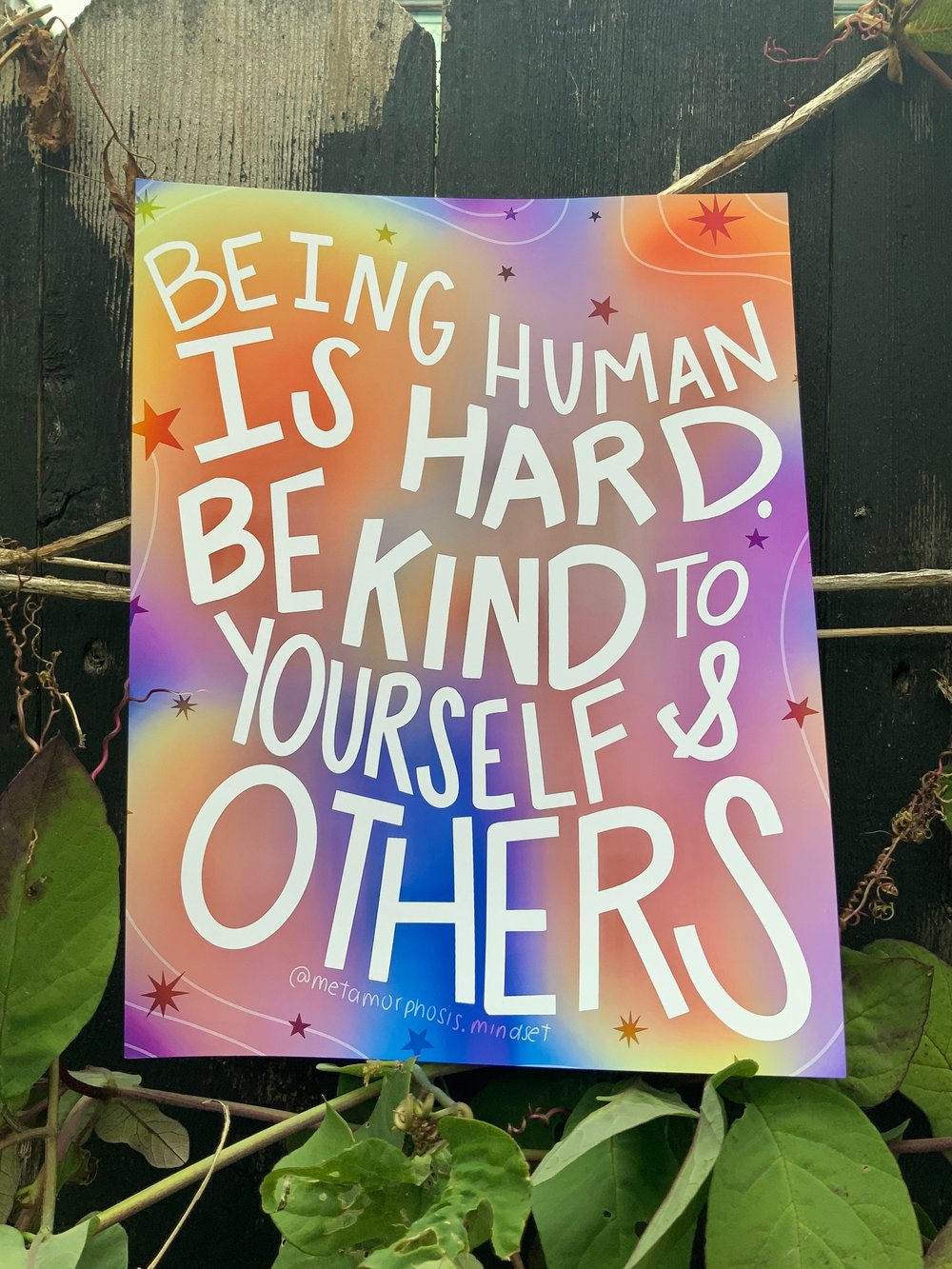 BEING HUMAN Art Print