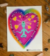 Fill Yourself With Love Art Print