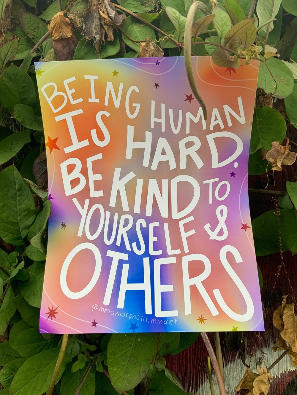 BEING HUMAN Art Print