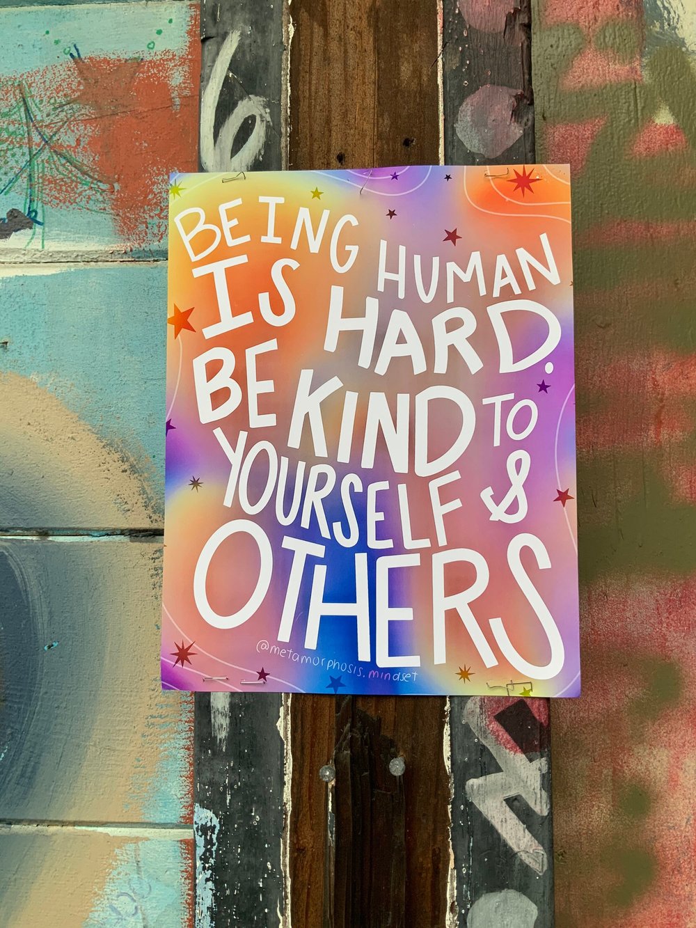 BEING HUMAN Art Print