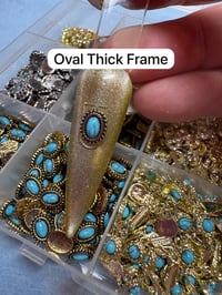 Image 2 of Turquoise Charms (4pc)