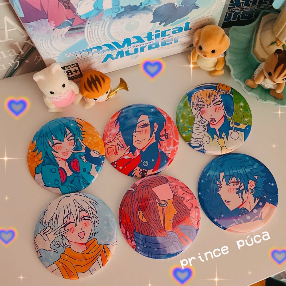 Image of Dramatical Murder 58mm Badges 