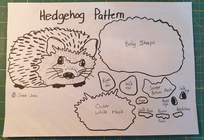 Hedgehog Slow Stitch Kit