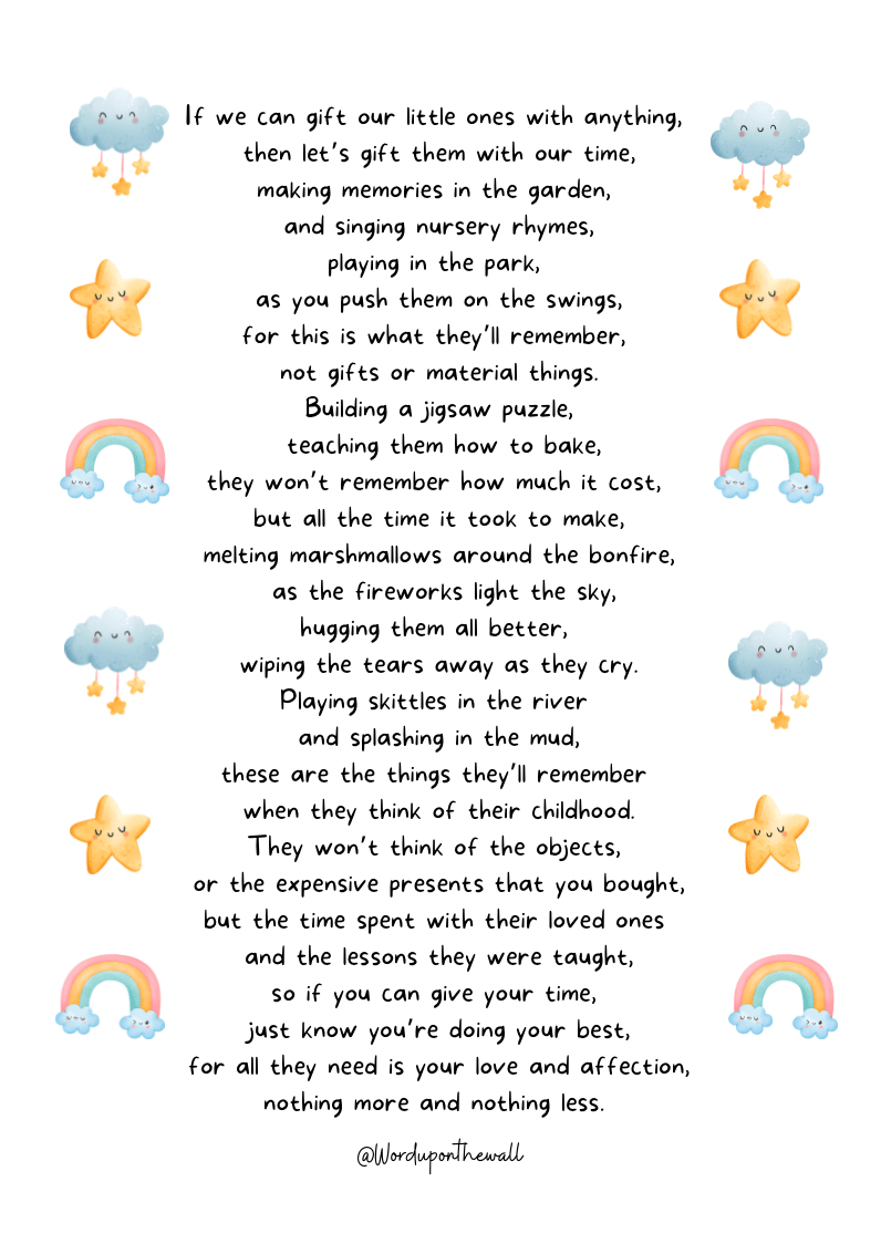 Precious time poem | Worduponthewall