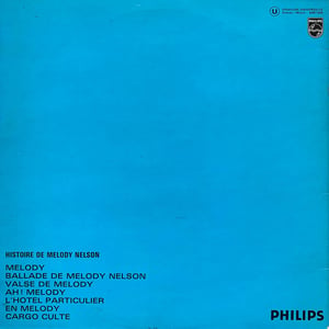 Serge Gainsbourg – Histoire De Melody Nelson (Philips 6397 020 - 1971)