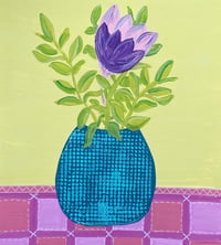 Image 3 of Fab Flowers series on paper - ready to frame  