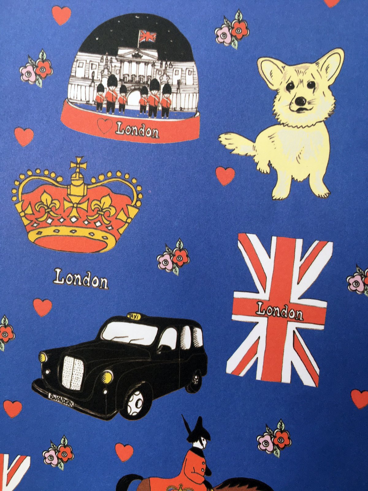 London Platinum Jubilee Wrapping Paper