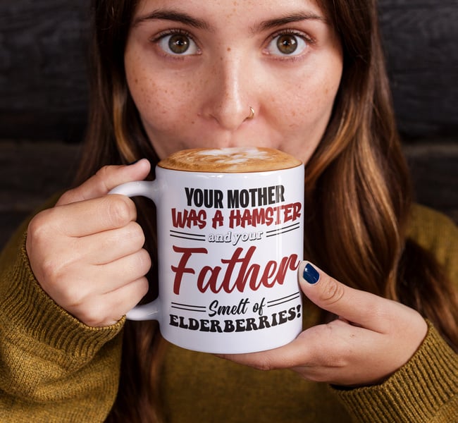 Monty Python Holy Grail Funny Novelty Mug