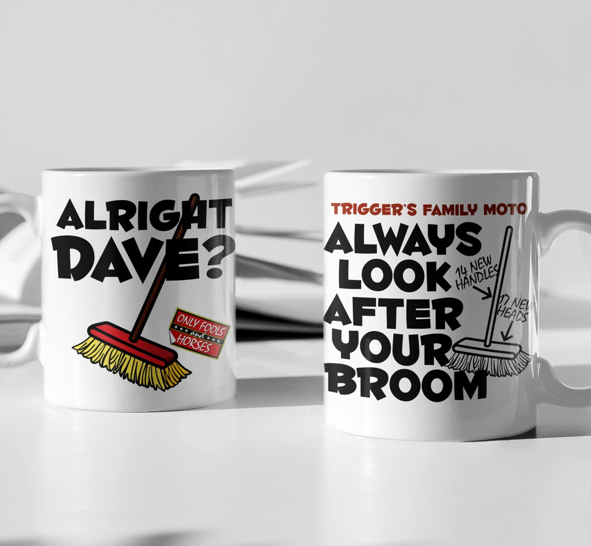 Triggers Broom Only Fools and Horses Funny Mug All Comics Art