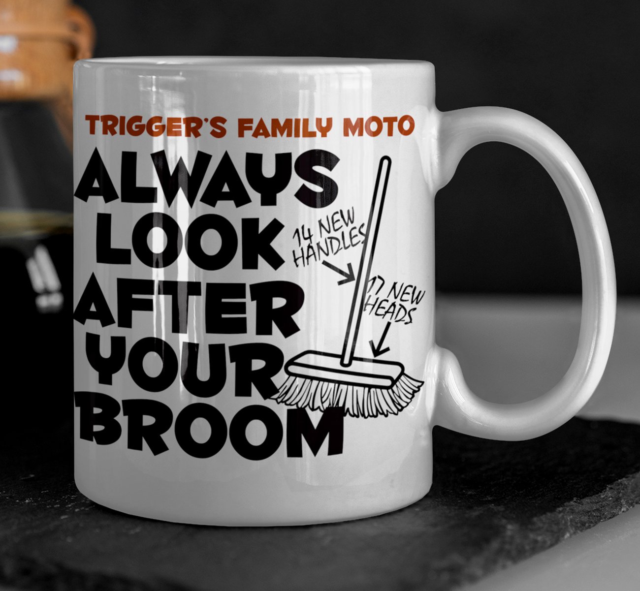 Triggers Broom Only Fools and Horses Funny Mug All Comics Art