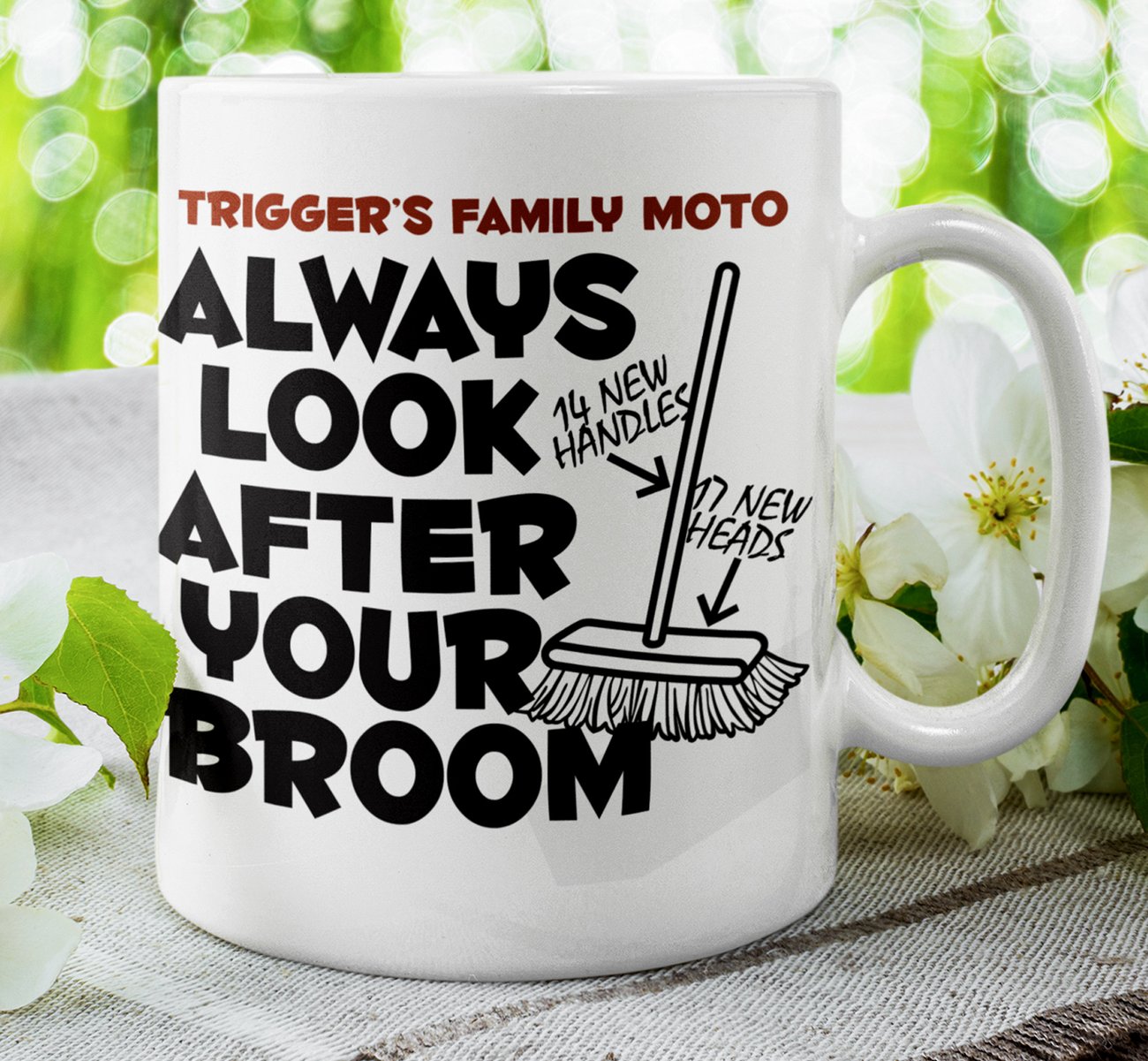 Triggers Broom Only Fools and Horses Funny Mug All Comics Art