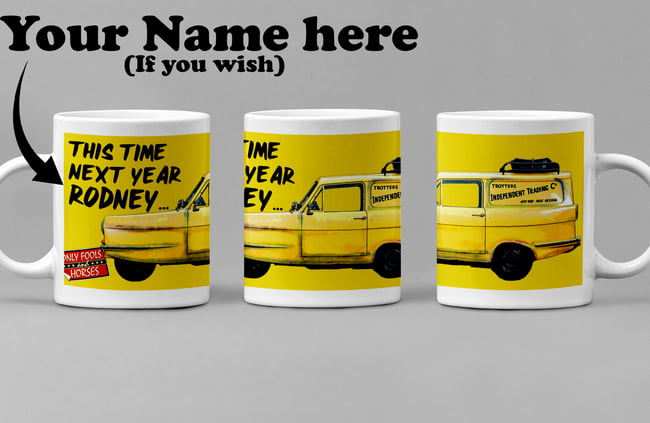 Personalised Only Fools and Horses Trotters Van Mug