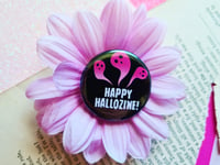 Image 3 of Pin Badge: Happy HalloZine!
