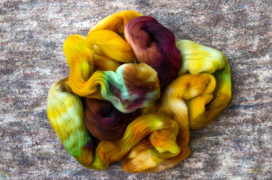 Image of "Everywhen" Ltd. Edition American Wool Blend Spinning Fiber - 4 oz.
