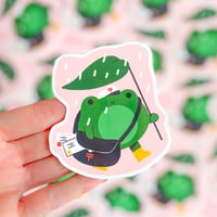 Image 2 of Sticker - Frog postman