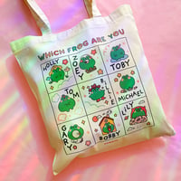 Image 1 of Tote bag - Which frog are you