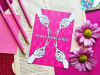 Image 1 of Postcard: Make More Zines
