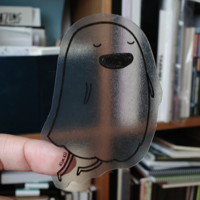 Ghost sticker