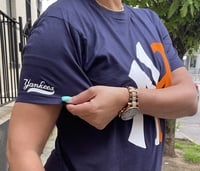 Image 2 of Embroidered NYC Yankees/Mets Mashup Tee