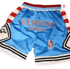 Men KENWOOD BRONCOS Mesh basketball Shorts .Fully embroidered game weight 