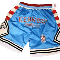 Image 1 of Men KENWOOD BRONCOS Mesh basketball Shorts .Fully embroidered game weight 
