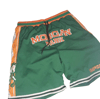 MEN CHICAGO  MORGAN PARK MUSTANGS MESH BASKETBALL SHORTS . FULLY EMBROIDERED 