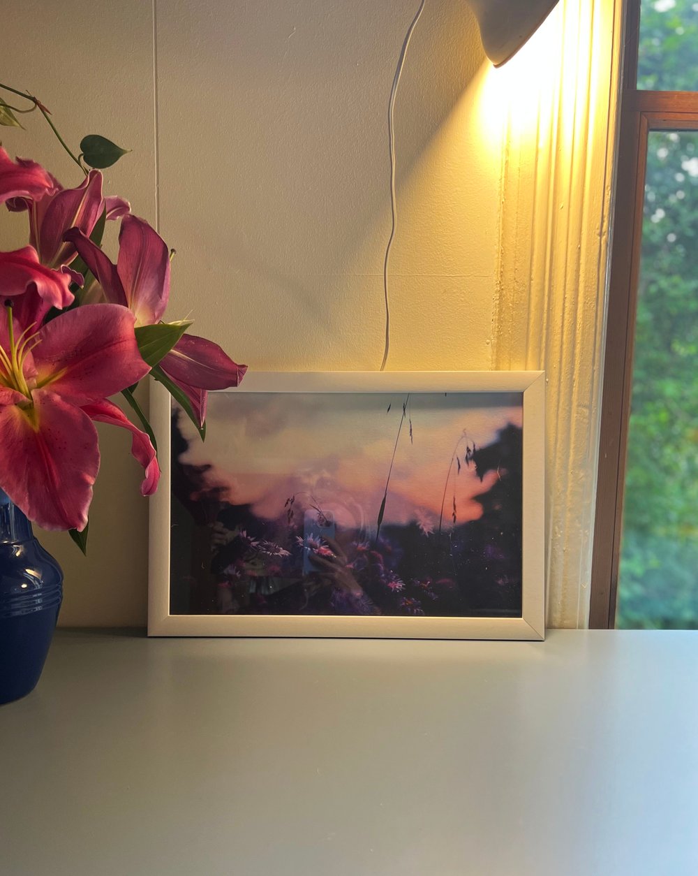 Image of Mountain Evenings in August. - FRAMED - ON SALE