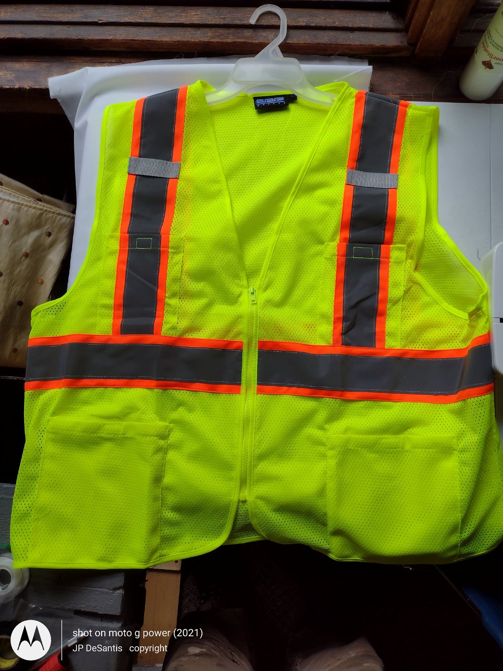 Safety vest & name