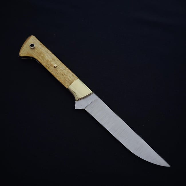 Boning Knife in Brass and OptikWood