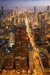 "Lights of Chicago". Limited edition fine art photograph (1/10) 42x48cm