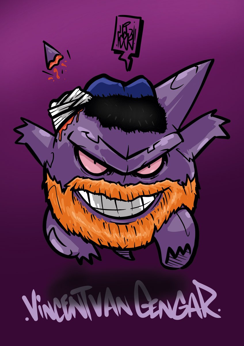 Image of Vincent van Gengar A4 Print