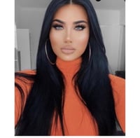Image 1 of ALISE | LONG STRAIGHT BLACK T PART 360 LACE FRONT WIG
