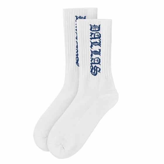 Image of DALLAS WHITE/NAVY SOCK