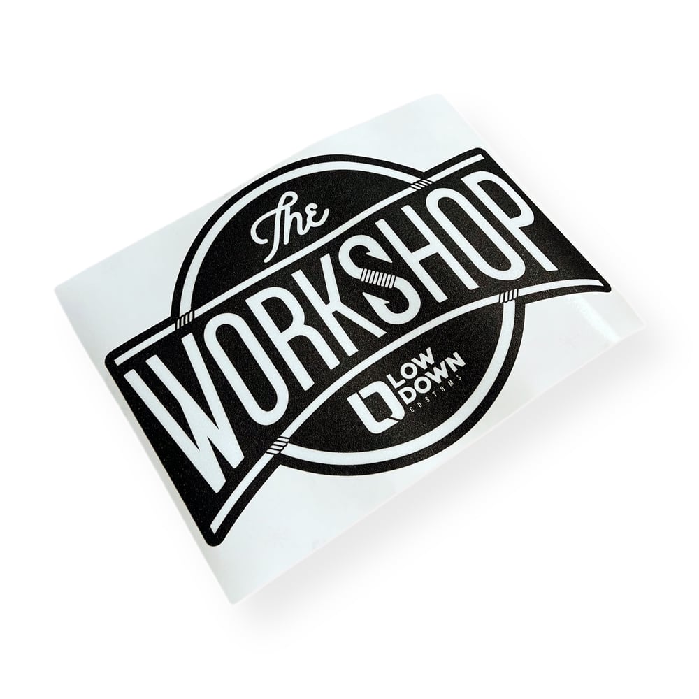 Image of The Workshop Boat Carpet Black Decal