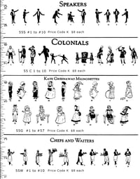 Speakers/Colonials/Greenway/Chefs Rubber Stamps P55