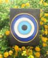 Black evil eye 8x10