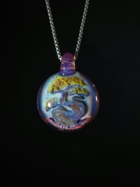 Image 1 of Bonsai tree pendant backed with Karmaline 