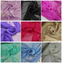 Image 2 of Iridescent Chiffon/Silk blend