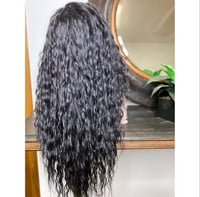 Image 3 of DANA LONG BOHO WAVE FAKE SCALP WIG 13X4 LACE FRONT WIG 