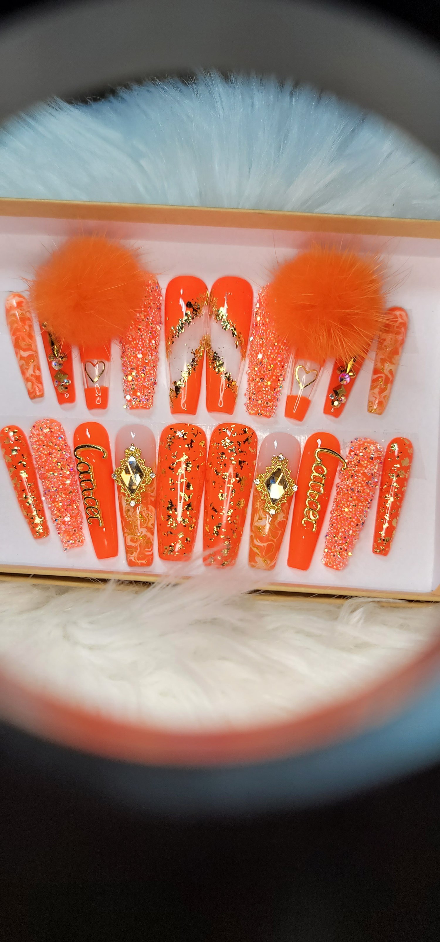 Image of Orange and GoldCancer 