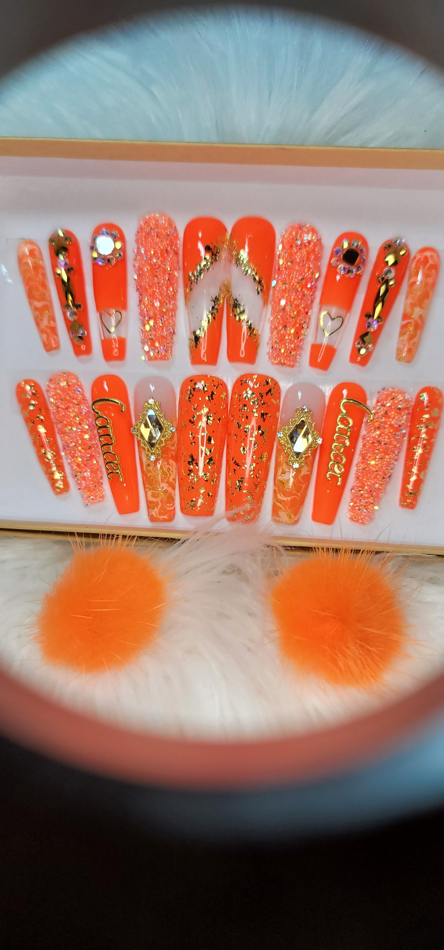 Image of Orange and GoldCancer 