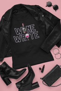 Image 3 of Wine & Write Unisex T-Shirt
