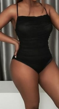 Image 3 of SEXY RUCHED SKINNY BODYSUIT 
