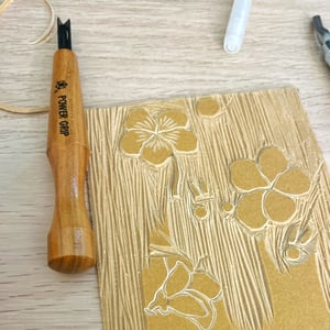 Image of Bunny Linoprint